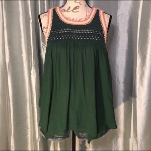 LC Lauren Conrad crochet top tank